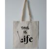 Budget Calico Tote Bag Thumbnail